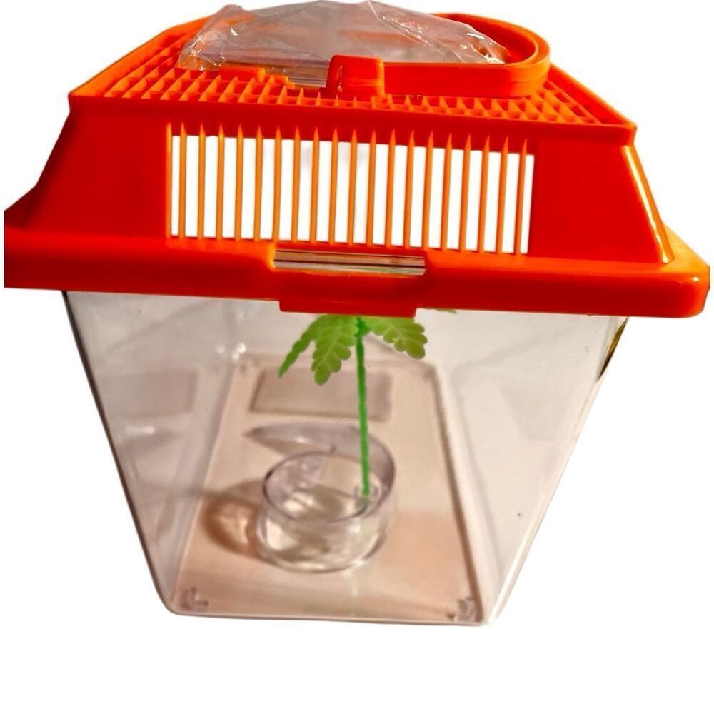 Portable Aquatic/Terrarium Tank, Plastic Carrier Cage with Lid and Handle NWT - Picture 6 of 12